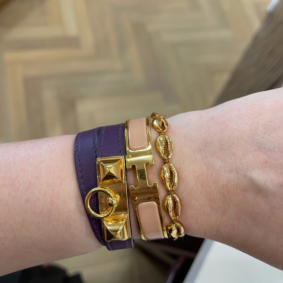 HERMES Rivale Double Tour Bracelet Ultraviolet - Picture 15 of 15